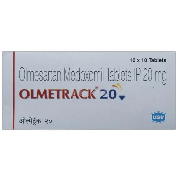 olmetrack 20mg tablet 10's